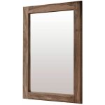 Miroir vertical 100x70cm - bois de sheesham / palissandre huil (smoked cherry) - toronto 137
