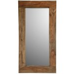 Miroir vertical 115x60cm - bois de sheesham / palissandre huilé (taupe) - nature grey 01 Miroir vertical 115x60cm - bois de sheesham / palissandre huilé (taupe) - nature grey 01