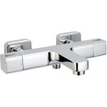 Alterna - mitigeur - bain / douche - thermostatique - domino 3 cu. t21195. 21