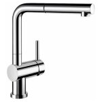 Blanco - linus s - f - mitigeur d'vier avec douchette extractible,  basculer sous la fentre, chrome ...