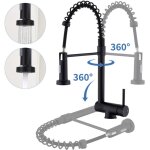 Mitigeur de cuisine rabattable robinet cuisine pliable avec 2 jets aux choix mitigeur d'�vier � ressort ...