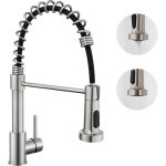 Auralum max - auralum mitigeur cuisine à ressort spiralé avec 2 fonctions douchette robinet d'évier rotatif ... Auralum max - auralum mitigeur cuisine à ressort spiralé avec 2 fonctions douchette robinet d'évier rotatif ...