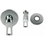 Mitigeur de douche encastr� robinet mural laiton chrom� rond 1091
