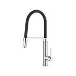 Mitigeur �vier concetto 31491000 - bec orientable professionnel - rotation 360� - limiteur de temp�rature ...