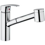 Mitigeur �vier milo chrom� � douchette extractible - paini s. p. a. rubinetterie