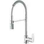 Mitigeur �vier milo chrom� grande cuisine douchette 2 jets - paini s. p. a. rubinetterie