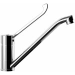 Paffoni - mitigeur d'vier monotrou avec levier clinique red red303cr chrom