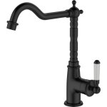 Essebagno - mitigeur �vier r�tro leeds noir