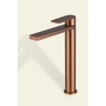 Mitigeur de lavabo en inox horace mod�le haut cartouche c�ramique �25 bass cuivre bross�