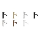 Mitigeur de lavabo monocommande live - graphite bross� pvd