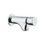 Idral - mitigeur lavabo mural avec bouton poussoir modern 08200 chrom