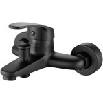 Mitigeur monocommande bain douche noir, robinet baignoire mural, robinet douche mitigeur baignoire, raccord ...