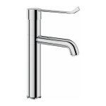 Delabie - mitigeur de lavabo  bec haut orientable avec levier mdical hauteur 165 mm