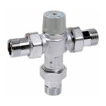Thermador - mitigeur thermostatique nf montage en t - raccordement � 3 / 4' m