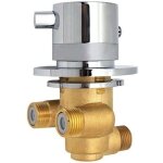 Mitigeur thermostatique mitigeur de douche en laiton mitigeur robinets de vanne sortie � 1 voie m�lange ...