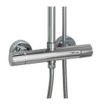 Bagnoclic - mitigeur thermostatique rond double sortie pour colonne douche