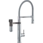 Mitigeur vital semi pro � douchette double jet - eau filtr�e - chrome + 2 cartouches - franke
