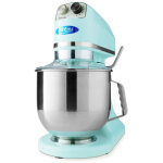 Mixer plan�taire professionnel 7 l - 11 vitesses, 2 kg de p�te - bleu
