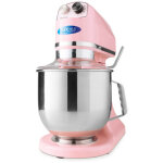 Mixer plan�taire professionnel 7 l - 11 vitesses, 2 kg de p�te - rose