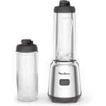 Mixeur blender - moulinex - mix&move - 2 bouteilles tritan - design compact - lames amovibles