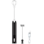 Mixeur lectrique mousseur  lait batteur  ?ufs usb pour caf boissons et jus