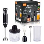 Mixeurs plongeants, mixeur plongeant 5 en 1, mixeur soupe 800w avec , hachoir 500ml et mlangeur 600ml ...