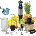 Mixeur plongeant professionnel avec lame turbo en titane 6 en 1 et puissant m�langeur de 800 w