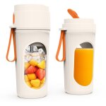 Mixeur portable �lectrique 21000 tr / min, 450ml smoothie mixer avec 12 lames, tasses incluses pour cuisine, ...
