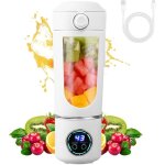 Mixeur portable pour shakes et smoothies, 700 ml mini blender avec 12 lames, mixeur smoothie avec couvercle ...