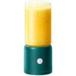 Mixeur sans fil de 380 ml avec chargement usb, 8 lames haute vitesse, double bol en verre et fonction ...