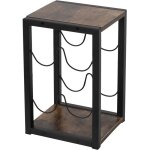 Ml - design - casier  vin range bouteilles, 24x21x37, 5cm, vintage, casier pour 4 bouteilles, en bois ...