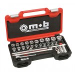 Mob - box medium 1 / 2 28 pieces 6 p. cliquet rond