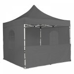 Mob event pro - demi mur gris 3 m pour tente pliante 40mm
