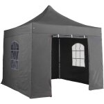 Mob event pro - mur porte zippable pour tente pliante pro + 50mm en 3m gris