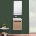 Mob - in - ensemble lave - mains suspendu nevada avec miroir tablette