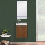 Mob - in - ensemble lave - mains suspendu nevada avec miroir tablette