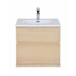 Meuble simple vasque suspendu chêne 60 cm enio Meuble simple vasque suspendu chêne 60 cm enio