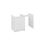 Moderna - meuble bas kitchenette 120cm classik 1 porte avec niche pour rfrigrateur abce120d05