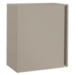 Moderna - meuble haut urban 60 cm mélaminé 16 mm argile 1 porte 1 étagère Moderna - meuble haut urban 60 cm mélaminé 16 mm argile 1 porte 1 étagère