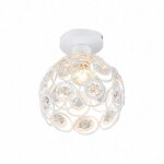 Moderne plafonnier industrielle cristal en mtal 20cm , luminaire l'clairage intrieur exterieur de ...