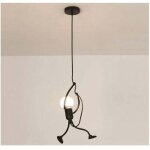 Moderne suspension cr�atif fer gens dessin anim� conception lampe suspendue pour des enfants chambre ...