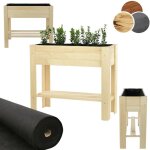 Modo24 carr� potager sur pieds bois de pin, bac potager / jardini�re sur pied, balcon / terrasse / jardin, ...