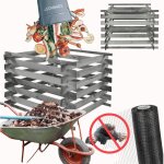 Modo24 composteur de jardin en bois 600 l, composteur bois impr�gn� modulable, 70x100x100 cm, montage ...
