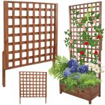 Modo24 rehausse pergola bois de pin pour jardini�re, module extension treillis ext�rieur plantes grimpantes, ...