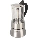 Moka pot cristal verre top acier inoxydable cuisini�re moka pot classique italienne cafeti�re pour 6 ...
