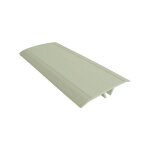 Moncoffrage - couvre joint de faade plat pvc - largeur 5 cm - beige (l. 3m + clips)