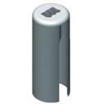 Monin ? bouchon cache - paumelle gris 30mm ? plastique pour paumelles standard ? finition esth�tique ...