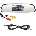 Moniteur, écran de caméra de recul dans le rétroviseur 4, 3' 12v Moniteur, écran de caméra de recul dans le rétroviseur 4, 3' 12v