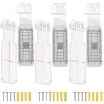 Moniteur de fissures 3 pi�ces en acrylique dispositif r�v�lateur d'angle instrument de mesure