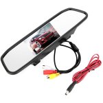 Moniteur de rétroviseur de voiture 4, 3 pouces, écran lcd tft hd, 2 canaux, entrée vidéo Moniteur de rétroviseur de voiture 4, 3 pouces, écran lcd tft hd, 2 canaux, entrée vidéo
